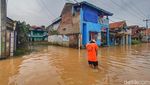 Ribuan KK Kena Dampak Luapan Banjir Citarum di Kabupaten Bandung