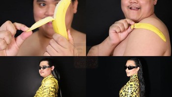 Menjadi Kim Kardashian. Foto: Lowcostcosplayth