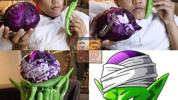 Menjadi Piccolo. Foto: Lowcostcosplayth