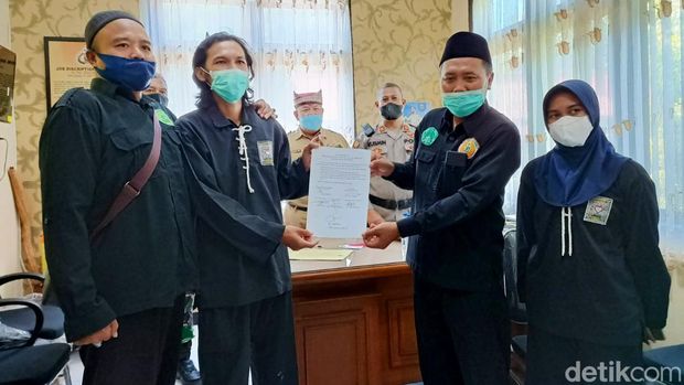 Deklarasi Damai PSHT dan Pagar Nusa di Mapolsekta Banyuwangi
