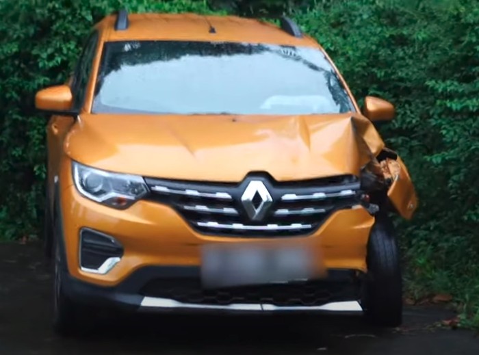 dimas baam kecelakaan mobil
