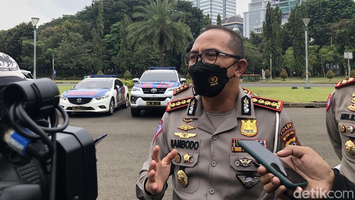 Dirlantas Polda Metro Jaya Kombes Sambodo Purnomo Yogo (Muhammad Hanafi Aryan/detikcom)