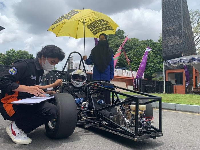 Garuda Electric Vehicle-22 atau Garuda EV-22 ikut serta di ajang Formula Electric Student Competition Indonesia International Motor Show (FESC IIMS) 2022.