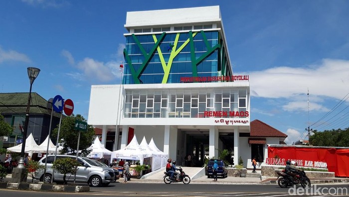 Gedung perpustakaan Boyolali yang baru diresmikan oleh Bupati Boyolali, M Said Hidayat, Selasa (15/3/2022).