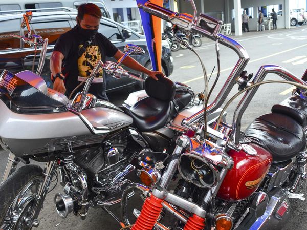 Diamankan Polisi, Ini 2 Moge yang Tabrak Bocah Kembar di Pangandaran