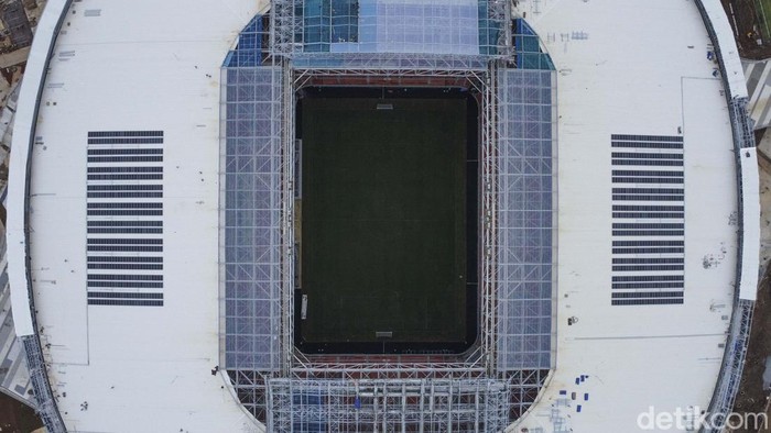 JIS, Stadion Kebanggaan DKI Siap Diresmikan PT Jakarta Propertindo (JakPro) mengungkap progres pembangunan Jakarta International Stadium (JIS). Pembangunan stadion tersebut telah mencapai 98%.