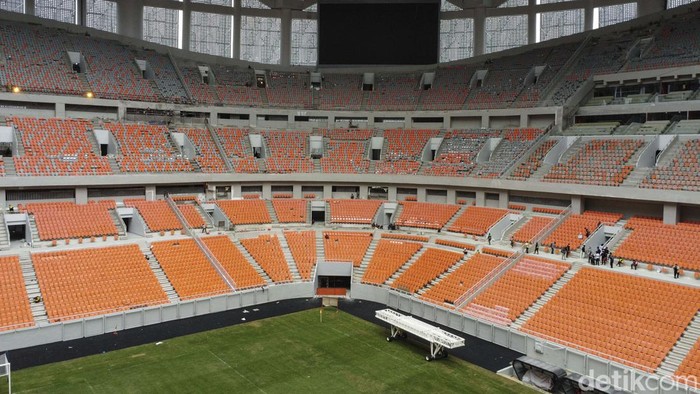 PT Jakarta Propertindo (JakPro) mengungkap progres pembangunan Jakarta International Stadium (JIS). Pembangunan stadion tersebut telah mencapai 98%.