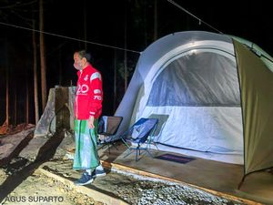 Serba-serbi Jokowi Camping di IKN Nusantara