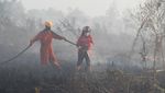 Kabut Asap Kebakaran Hutan dan Lahan Mulai Selimuti Pontianak, Kalbar