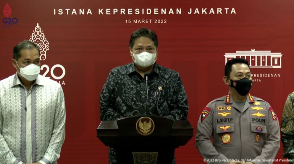 Ket Pers Menteri terkait Hasil Ratas Kebijakan Distribusi dan Harga Minyak Goreng, 15 Mar 2022