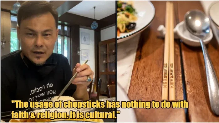 Makan pakai sumpit haram bagi Muslim