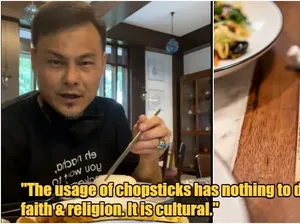 Heboh Netizen Malaysia Sebut Makan Pakai Sumpit Haram bagi Muslim