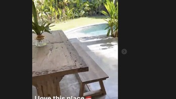 Raul Fernandez sudah berada di salah satu hotel di Mandalika dan menyukainya. Foto: Instagram