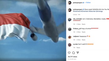 Adapun Pol Espargaro memajang pengumuman di Instagram bahwa saatnya MotoGP Mandalika. Mandalika, apa kalian siap? tulisnya. Foto: Instagram