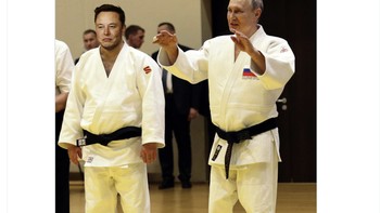 Ayo segera berkelahi, sebut netizen ini. Foto: Twitter