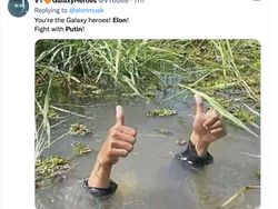 Meme Elon Musk Adu Jotos dengan Vladimir Putin