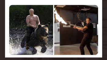 Dengan ini saya menantang Vladimir Putin untuk bertarung satu lawan satu. Taruhannya adalah Ukraina, sebut Elon Musk di Twitter. Siapa jagoan Anda? Foto: Twitter