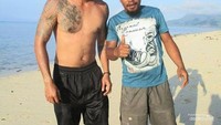 Bersama artis Nasional Rio dewanto di Pulau Pangabatang