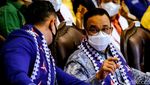 Momen Kebersamaan AHY-Anies di Pelantikan Pengurus Partai Demokrat