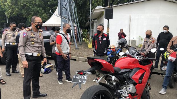 Motor yang bakal ikut parade MotoGP besok (Hanafi-detikcom)