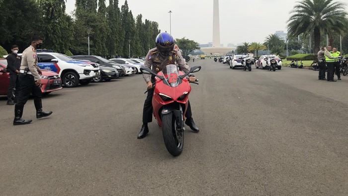 Motor yang bakal ikut parade MotoGP besok (Hanafi-detikcom)