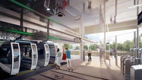 Proyek Cable 1 ini diharapkan akan dimulai tahun ini. Rencananya, kereta gantung bisa dinaiki pada tahun 2025. (Ile-de-France Mobilities)