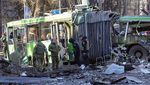 Penampakan Ibu Kota Ukraina Porak Poranda Diserang Rusia