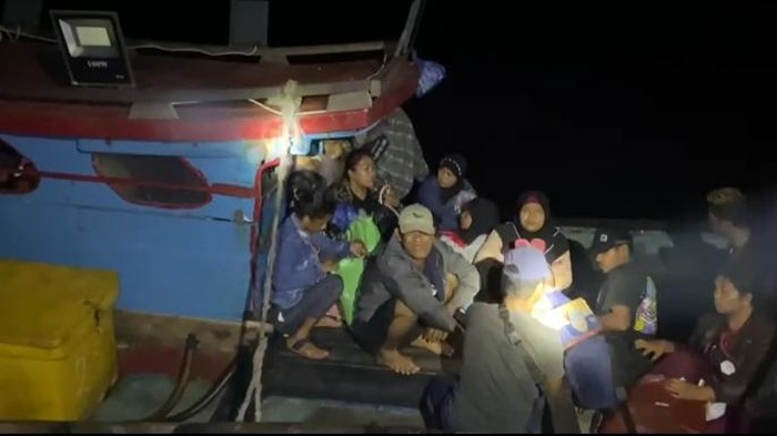 Lanal Tanjungbalai-Asahan menggagalkan penyelundupan PMI ilegal dari Sumut ke Malaysia, Selasa (15/3/2022).