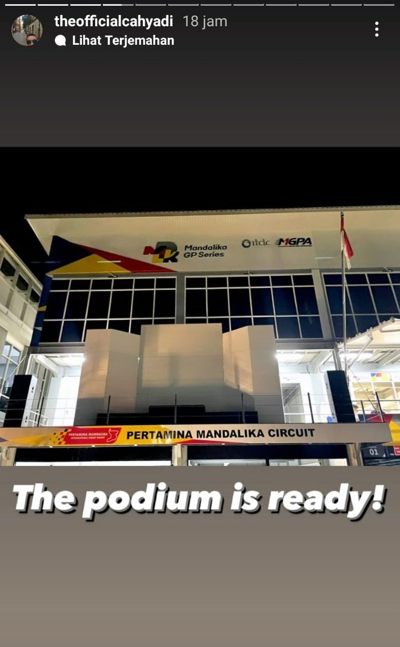 Podium MotoGP Mandalika