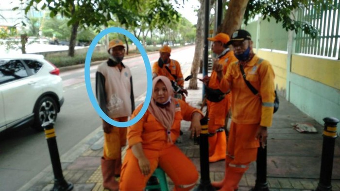 Polisi terus menyelidiki tewasnya petugas PPSU bernama Edi Mulyanto yang mayatnya ditemukan di Kali Sunter, Tanjung Priok, Jakut (dok Sudin Kominfotik Jakut)