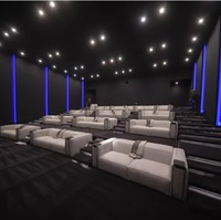 Ada bioskop pribadi berkapasitas 40 kursi. Penghuni bisa bebas mengajak teman atau kolega menonton di rumah. Foto: Dok. YouTube CNBC Prime