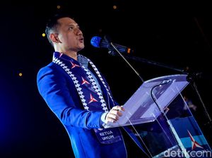 Lantik Pengurus Baru PD DKI, AHY Ungkit Moeldoko Dalang Perusak Demokrat