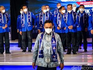 Anies Bicara soal Macet Jakarta Turun di Depan AHY-Pengurus Demokrat DKI