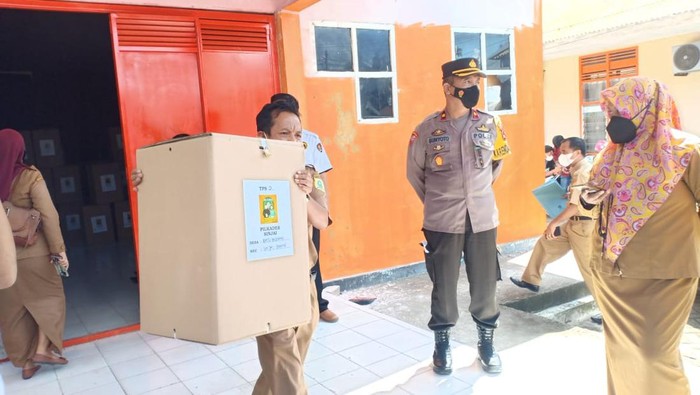 305 Personel kepolisian disiagakan untuk 2 desa rawan konflik pilkades di Sinjai (Dok. Istimewa)
