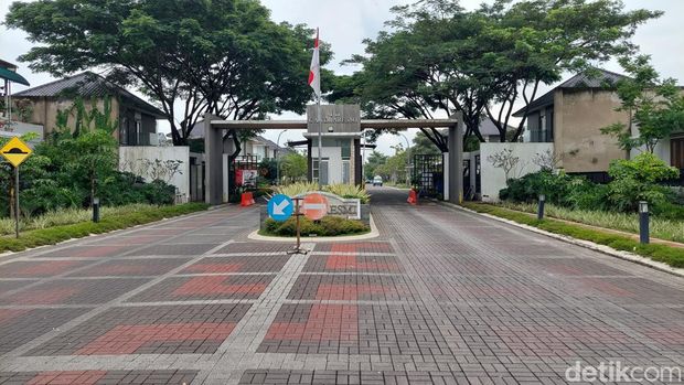 Akses menuju rumah mewah Doni Salmanan.