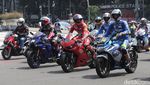 Saat Marquez cs Ramaikan Parade MotoGP Sebelum Balapan di Mandalika
