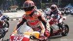 Saat Marquez cs Ramaikan Parade MotoGP Sebelum Balapan di Mandalika