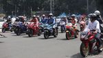 Saat Marquez cs Ramaikan Parade MotoGP Sebelum Balapan di Mandalika