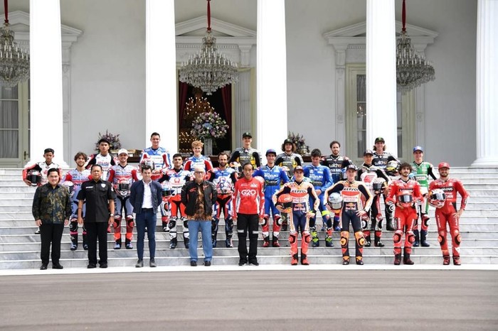 Bamsoet Dampingi Jokowi Sambut Pembalap MotoGP