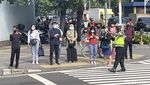 Begini Suasana Jalan Thamrin Jelang Parade MotoGP