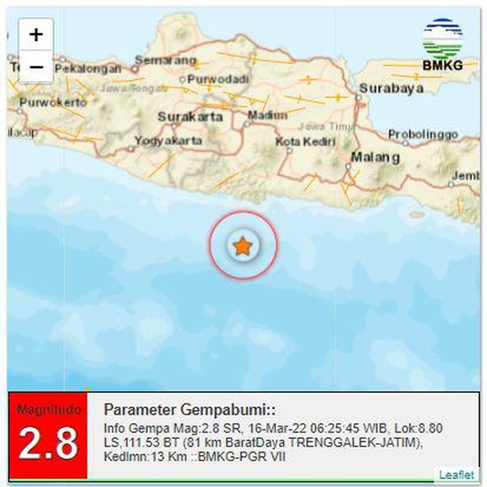 Gempa Trenggalek