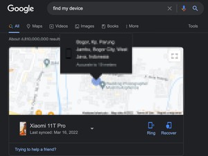 Mudah, Cara Pakai Google Find My Device untuk Cari HP Android yang Hilang