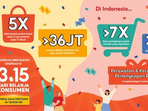 Meriah! Shopee Sukses Jadi Pionir Kampanye 3.15 Hari Belanja Konsumen