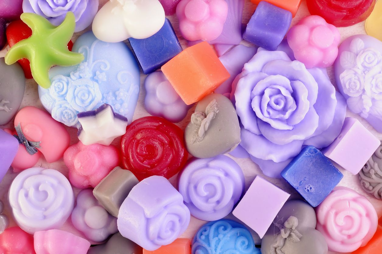 Ilustrasi kerajinan dari sabun Ilustrasi kerajinan dari sabun