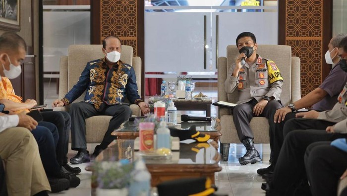 Kapolda Jatim bertemu Kepala BNPT
