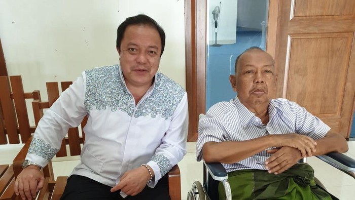 Ketua DPD Gerindra Kalsel Abidin (kanan) meninggal dunia (Dok. Istimewa)