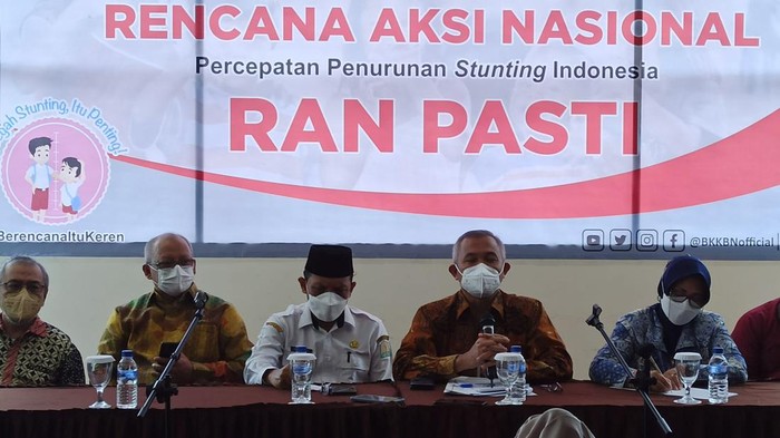 Konferensi pers soal stunting di Aceh (Agus-detikcom)