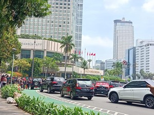 Parade MotoGP Telah Usai, Lalin Istana Menuju HI Dibuka Kembali