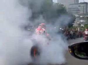 Marquez Bicara Soal Aksi Ngepot di Jalanan Jakarta