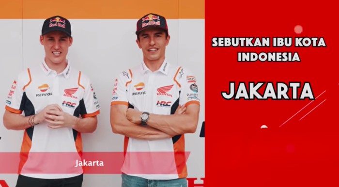 Marc Marquez dan Pol Espargaro saat interview soal Indonesia
